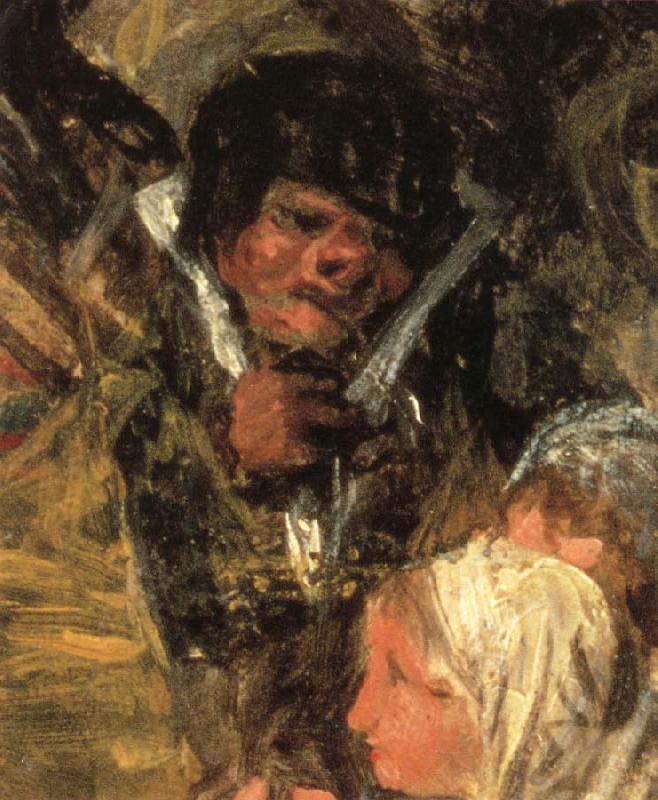 Details of The Burial of the Sardine, Francisco Goya